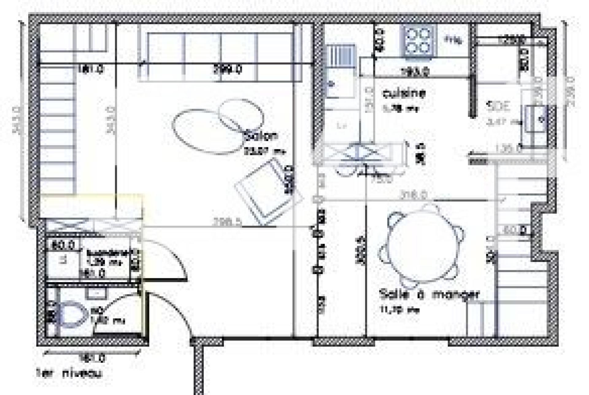Maison a louer paris-1er-arrondissement - 1 pièce(s) - 48 m2 - Surfyn