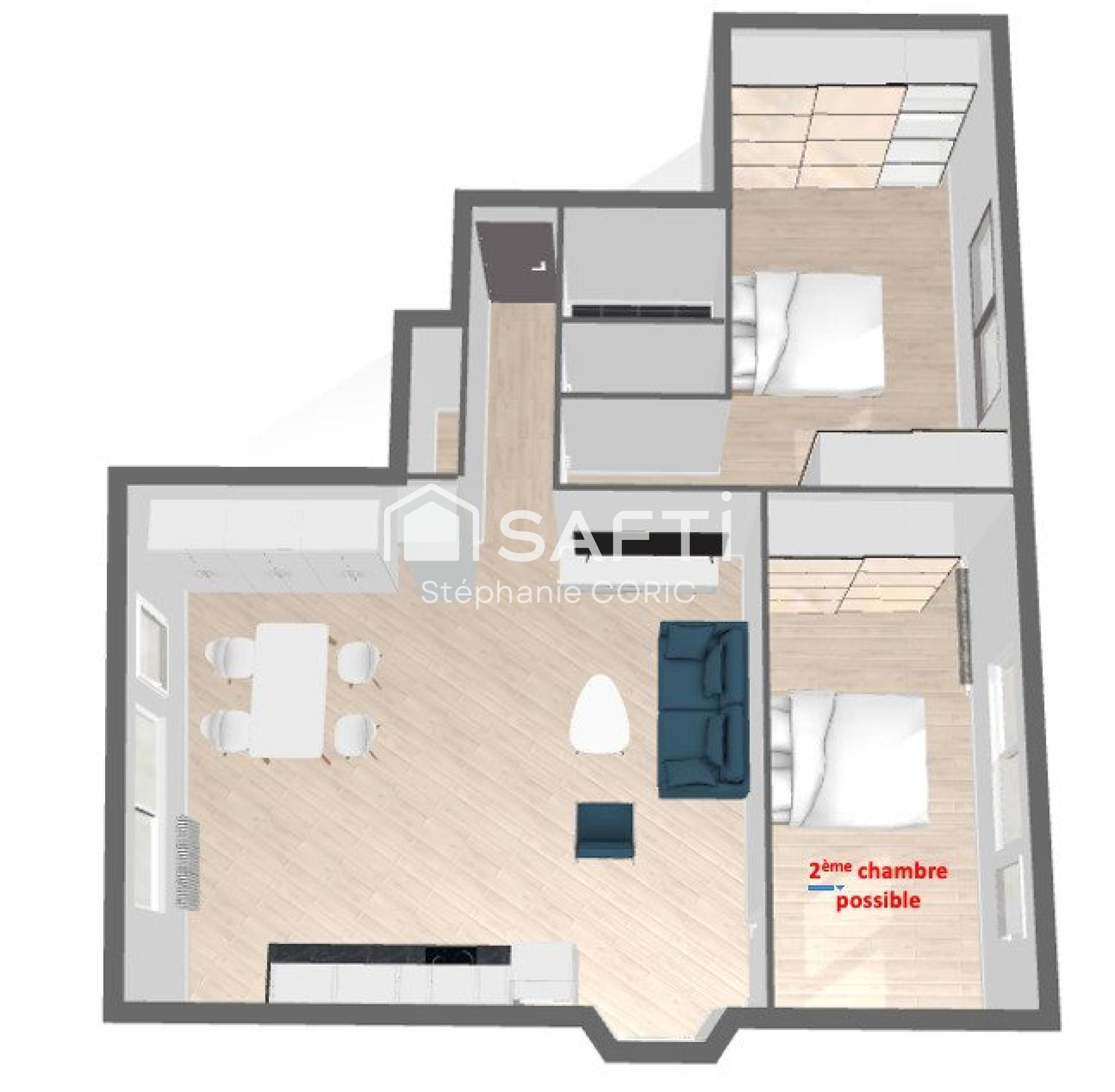 Maison a louer boulogne-billancourt - 3 pièce(s) - 68 m2 - Surfyn