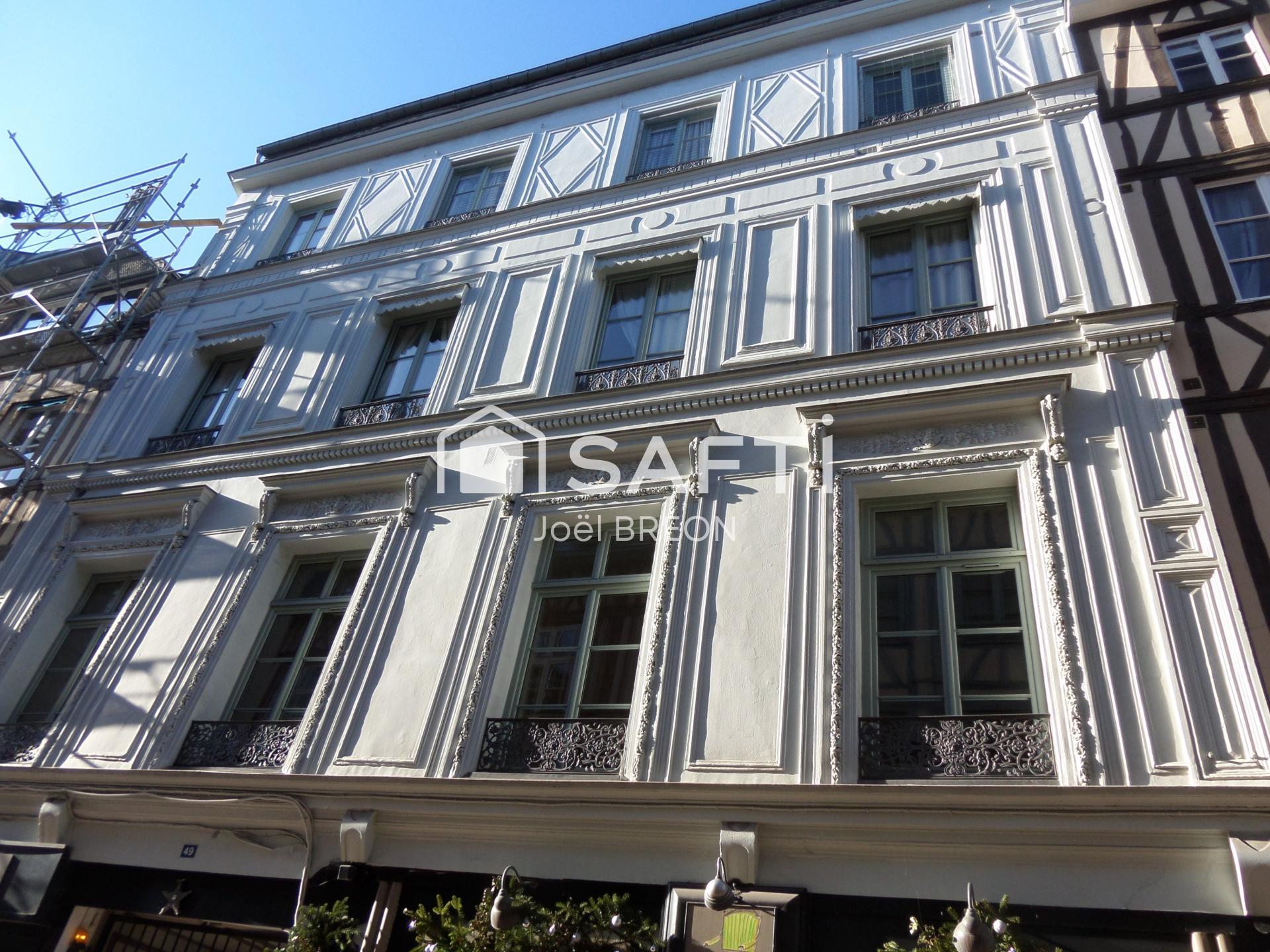 Vente d'appartement 3 pièces à Rouen 76000 : 110m², prix 460 000 €. Réf