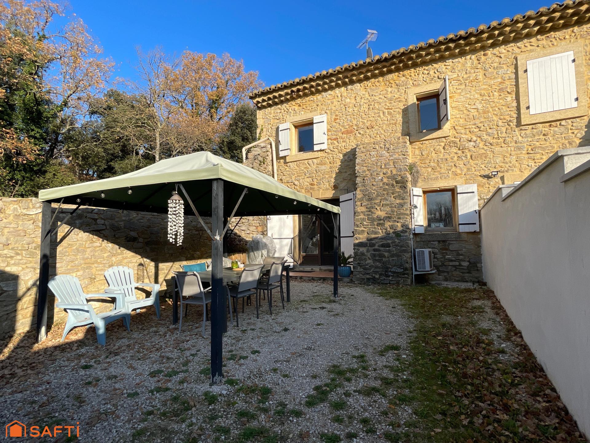 Vente de maison 4 pièces à LaudunL'Ardoise 30290 77m², prix 175 000